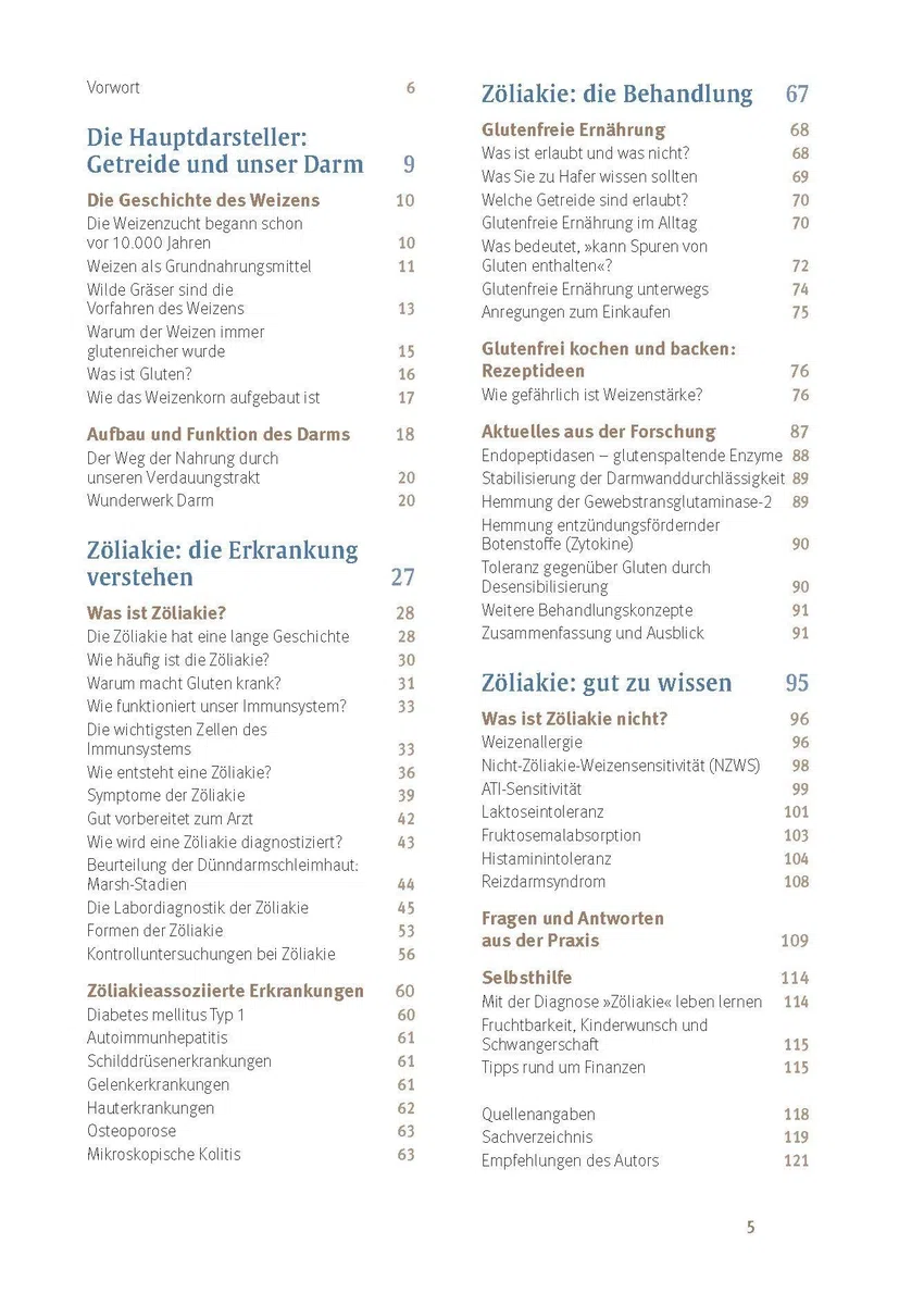 Expertenwissen: Zöliakie: Die Erkrankung verstehen, Gluten sicher meiden. Selbst aktiv werden: Ernährung anpassen und neue Therapiemöglichkeiten nutzen (TRIAS Expertenwissen)