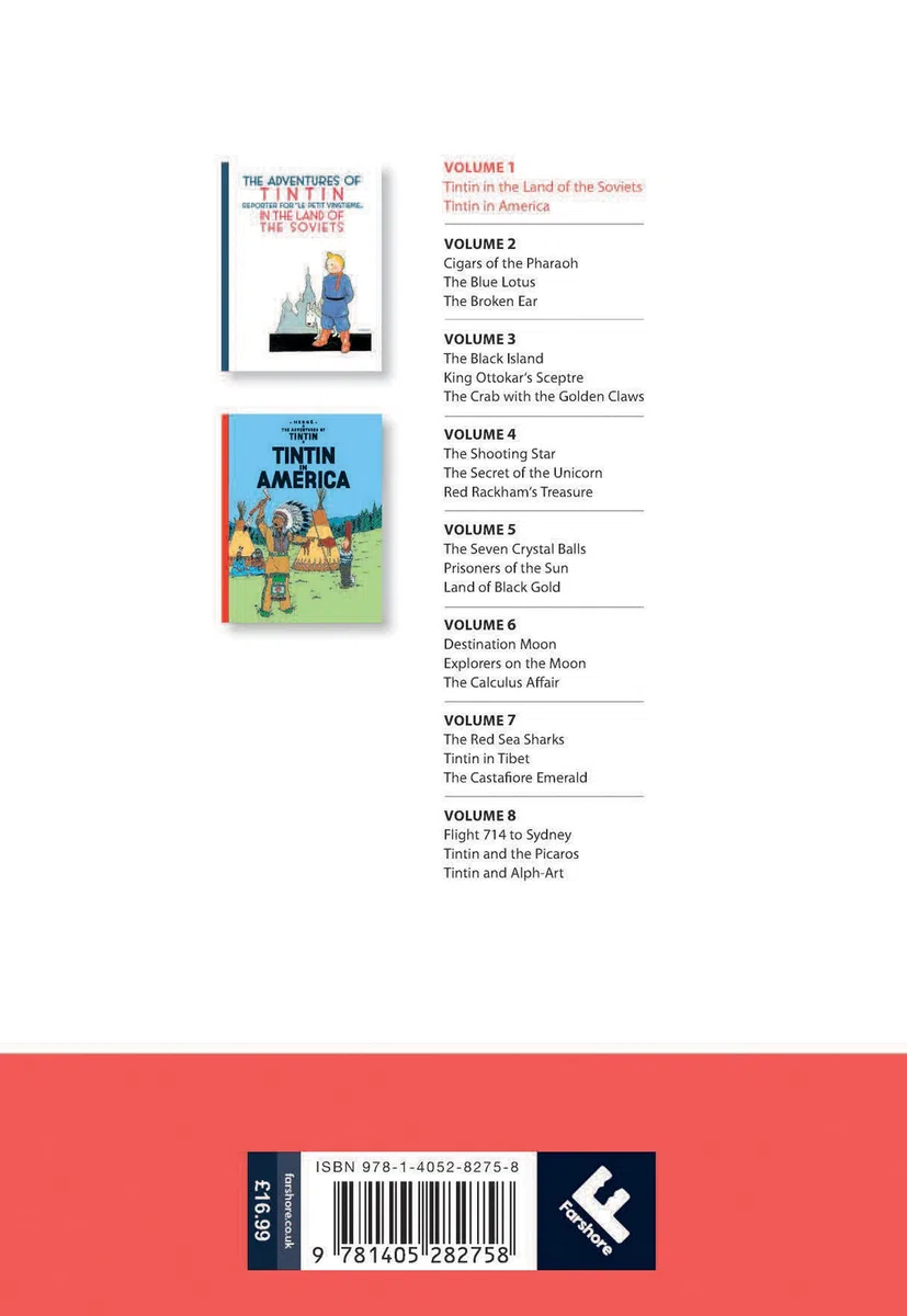The Adventures of Tintin Volume 1: The Official Classic Children’s Illustrated Mystery Adventure Series (The Adventures of Tintin Omnibus, 1)