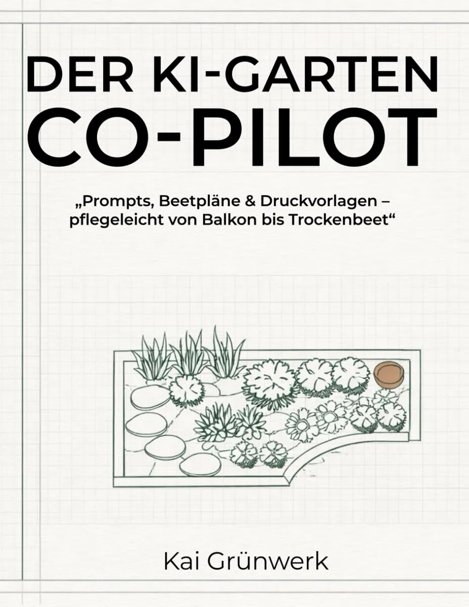Der KI-Garten-Co-Pilot: Standortprofil, Beetpläne, Prompts & Druckvorlagen – pflegeleicht vom Balkon bis Trockenbeet