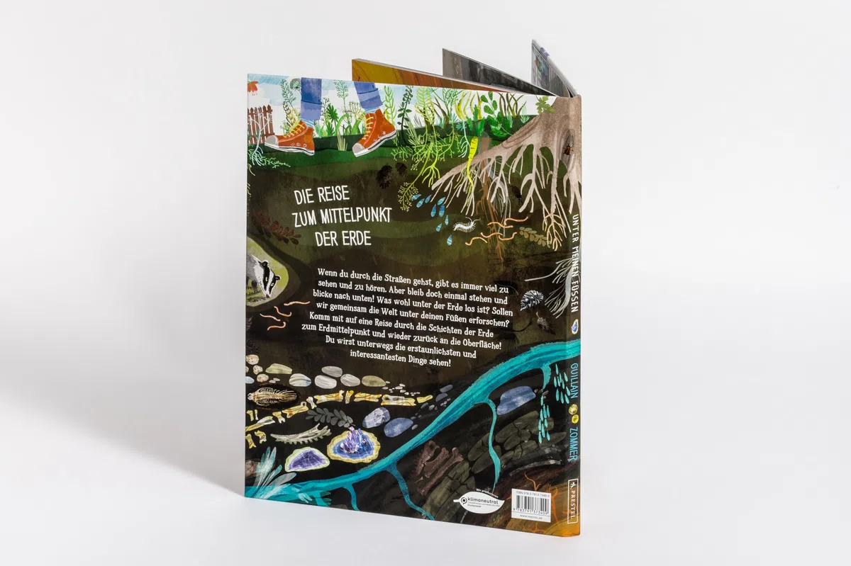 Unter meinen Füßen: Die Reise zum Mittelpunkt der Erde (Leporello-Sachbilderbücher, Band 1)