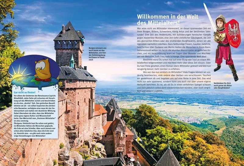 Entdecke das Mittelalter: Mit großem Mittelalterquiz (Entdecke - Die Reihe mit der Eule: Kindersachbuchreihe)