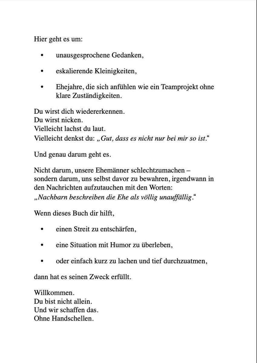 WIE MAN SEINEN EHEMANN NICHT UMBRINGT: Der (halbwegs legale) Survival-Guide für Ehefrauen