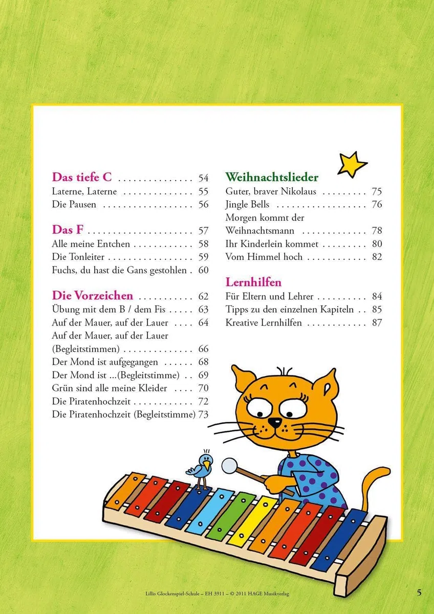 Lillis Glockenspiel-Schule: Spielend leicht Glockenspiel lernen mit CD! Für kleine Musiker ab 4 Jahren