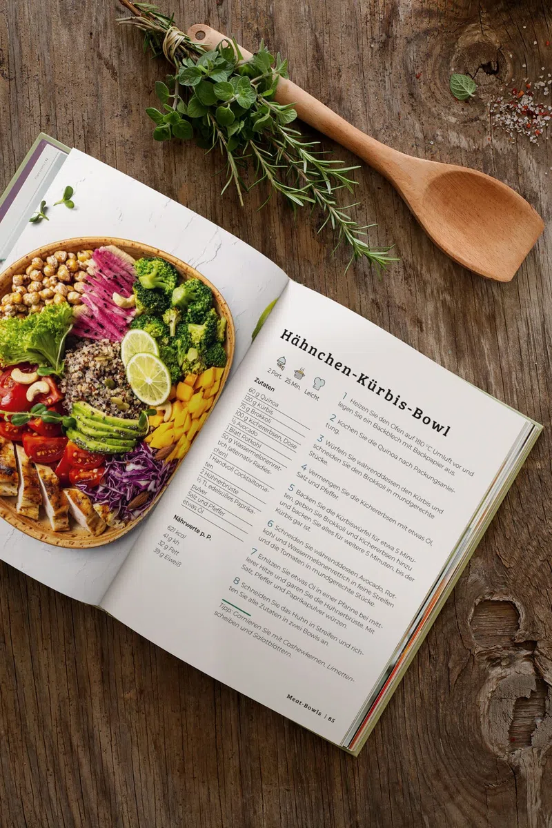Bowls Kochbuch: Die leckersten Bowl Rezepte für eine gesunde & abwechslungsreiche Ernährung im Alltag - inkl. Smoothie-Bowls, Saisonkalender, Dips & Soßen