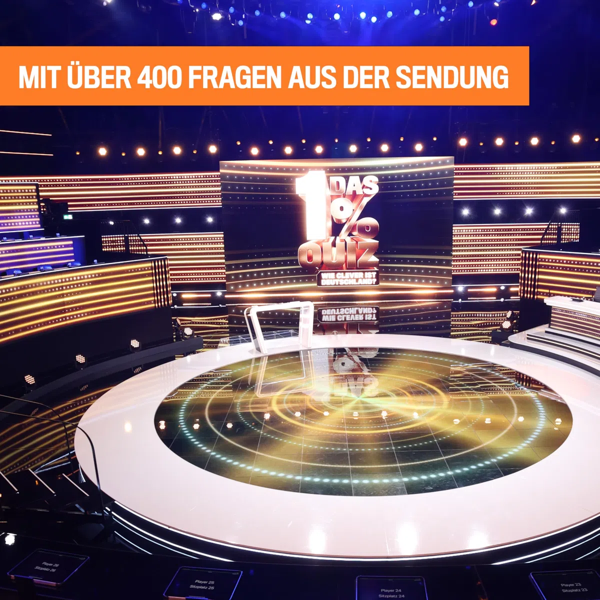 Das 1% Quiz – Wie clever bist du? Das offizielle Buch zur Show: Mit den 400 besten Aufgaben aus der Sendung. Hier musst du um die Ecke denken!