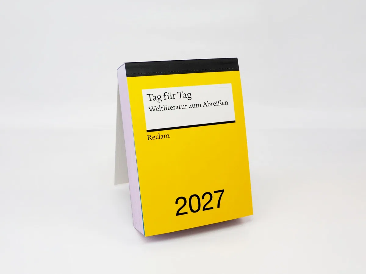 Tag für Tag. Weltliteratur zum Abreißen 2027: Tagesabreißkalender zum Aufstellen und Aufhängen mit 365 inspirierenden Zitaten berühmter Autor:innen