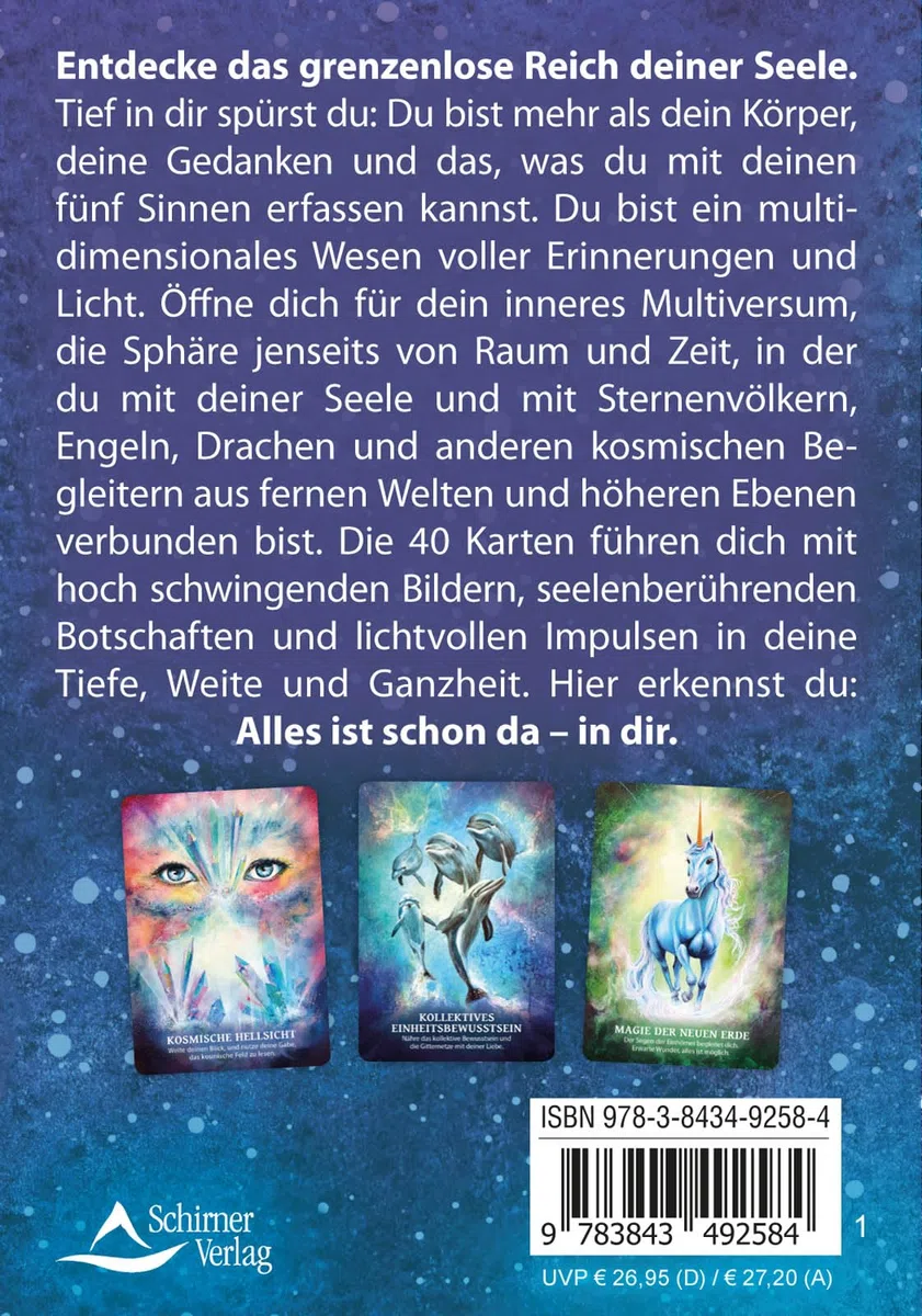 Das Multiversum in dir - Kosmische Botschaften für dein Seelenerwachen: Set mit Buch und 40 Karten
