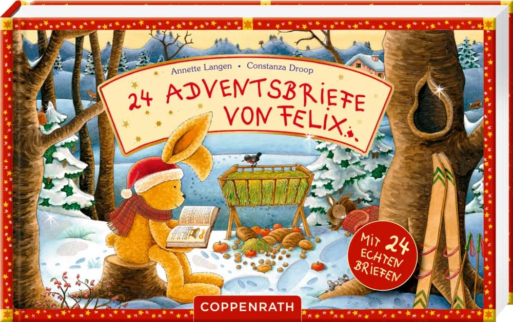 Brief-Adventskalenderbuch – 24 Adventsbriefe von Felix: Mit 24 echten Briefen