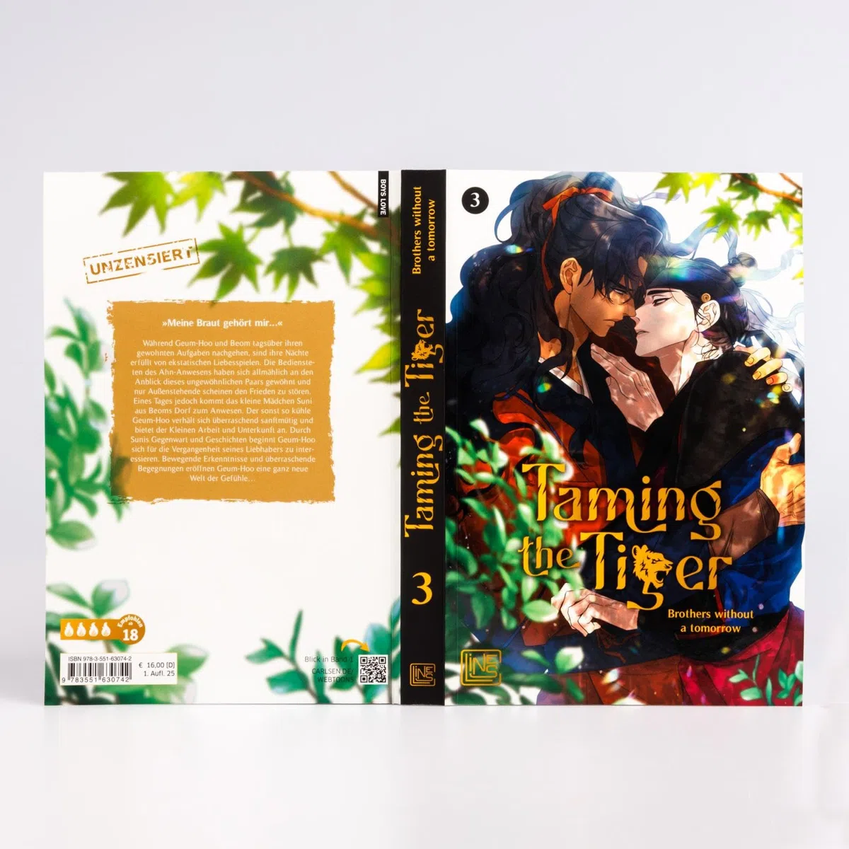 Taming the Tiger 3: Unzensierter Boys-Love-Manhwa für Erwachsene über eine riskante Liebe im alten Korea – limitierte Auflage mit Photocard