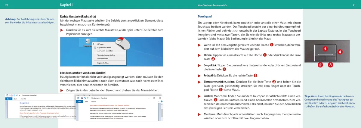 Windows 10 für Senioren: Für Einsteiger im praktischen Lernformat vor die Tastatur legen. Leicht verständlich, in großer Schrift & komplett in Farbe!