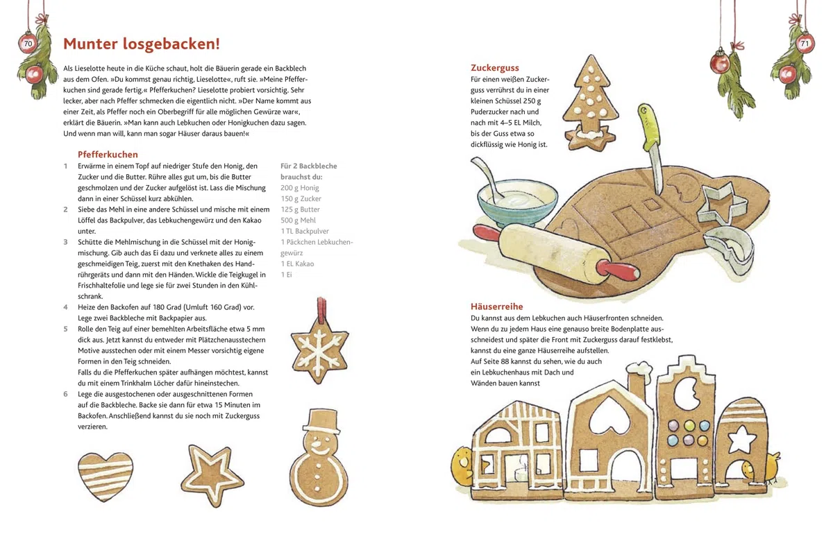 Warten auf Weihnachten mit Lieselotte: Das große Buch zum Basteln, Backen, Singen und Vorlesen | Bilderbuch über die Adventszeit für Kinder ab 4