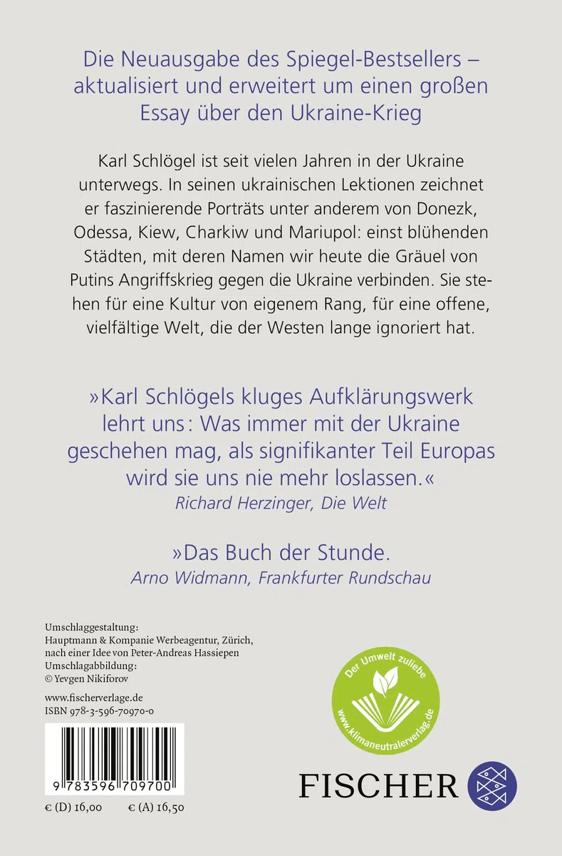 Entscheidung in Kiew: Ukrainische Lektionen | Friedenspreis des deutschen Buchhandels 2025 für Karl Schlögel