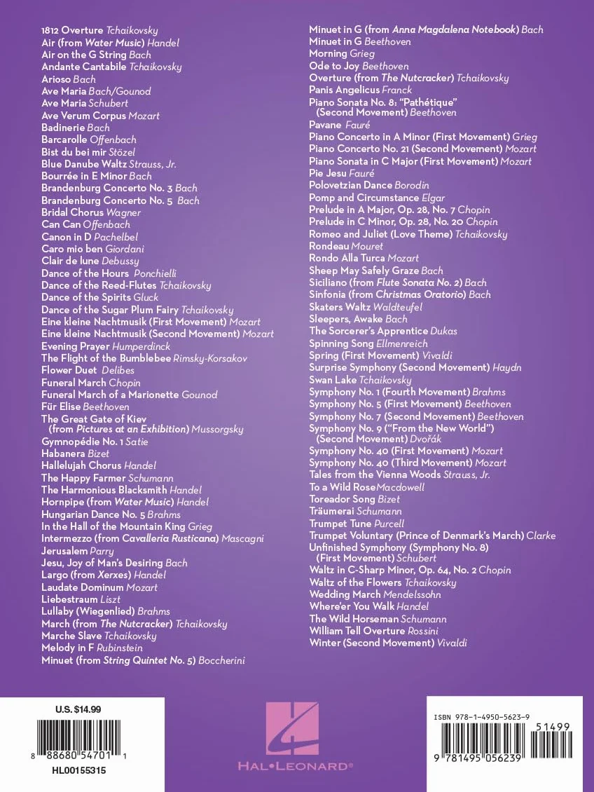 101 Classical Themes: Flute | Flötensolo Notenbuch mit berühmten klassischen Werken von Bach, Mozart | Liederbuch für Übung und Aufführung | Songbook ... Noten, Sammelband für Flöte (FLUTE TRAVERSIE)