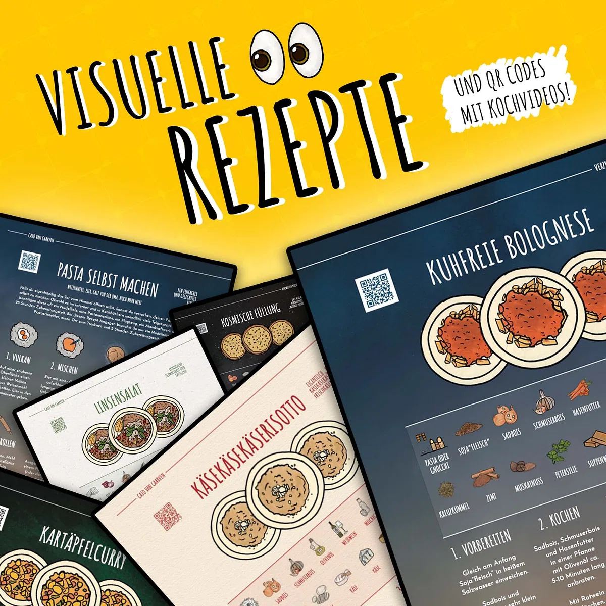 Verzweifelt Kochen: Das lustige Kochbuch für mehr Bauchgefühl und weniger Verzweiflung, und zwar ganz vegetarisch.: Das amüsante Kochbuch für mehr Bauchgefühl & Gelassenheit in Küche und Leben