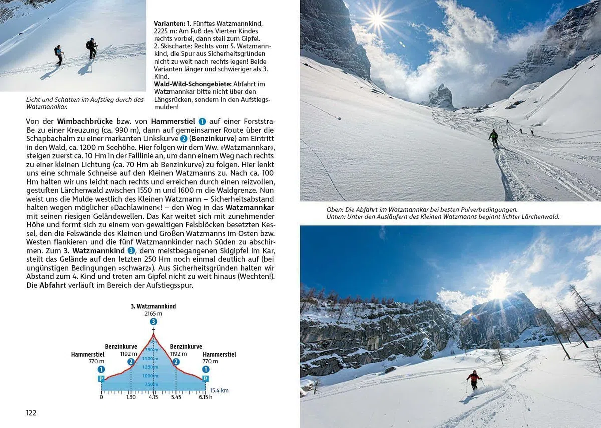 Berchtesgadener und Chiemgauer Alpen Skitourenführer: mit Kaisergebirge und Steinbergen. 62 Skitouren mit GPS-Tracks (Rother Skitourenführer)