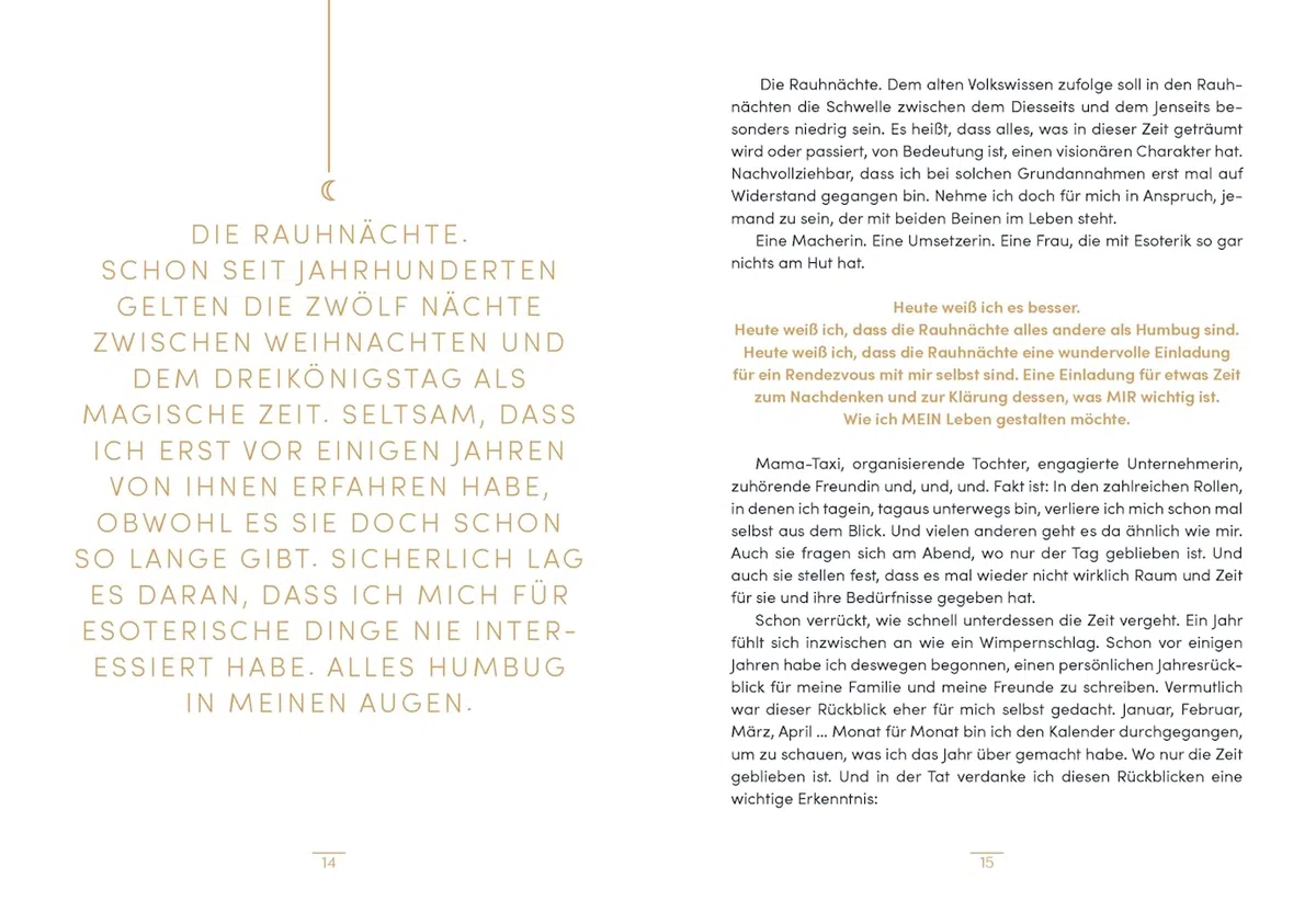 Rauhnächte – 12 Tage nur für dich: Klarheit schaffen, loslassen und Neues wagen