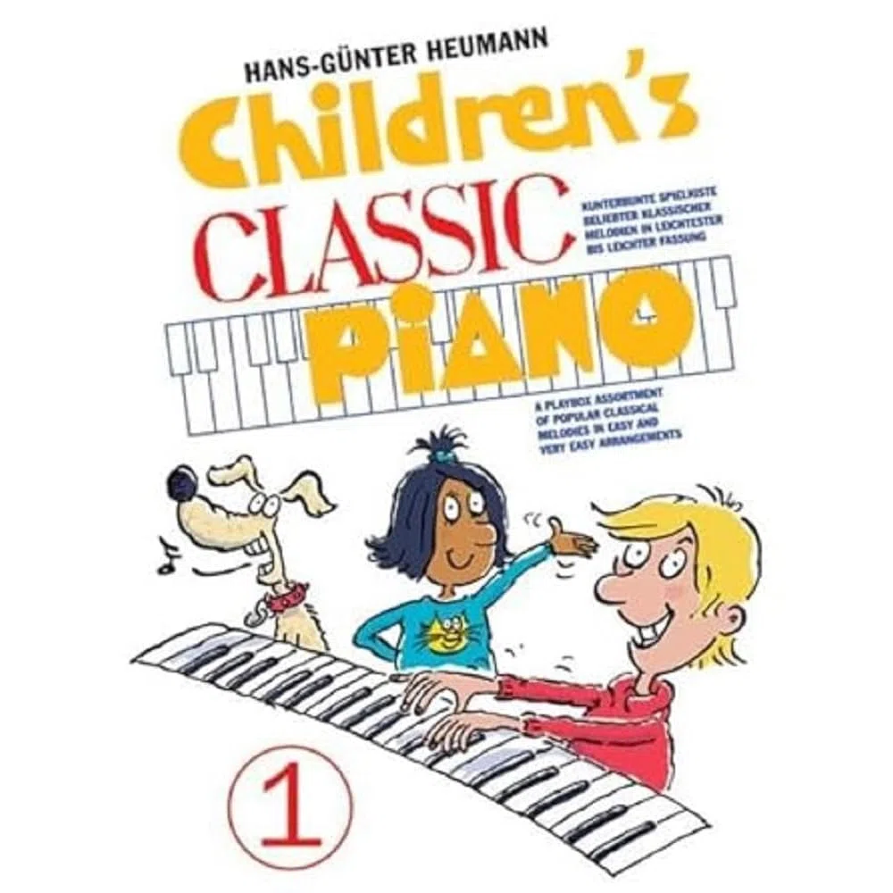 Kinderklassiker für Klavier - Band 1 | Einfaches Piano-Notenbuch für Kinder und Anfänger | Liederbuch mit klassischen Melodien für den ... Melodien in leichtester bis leichter Fassung
