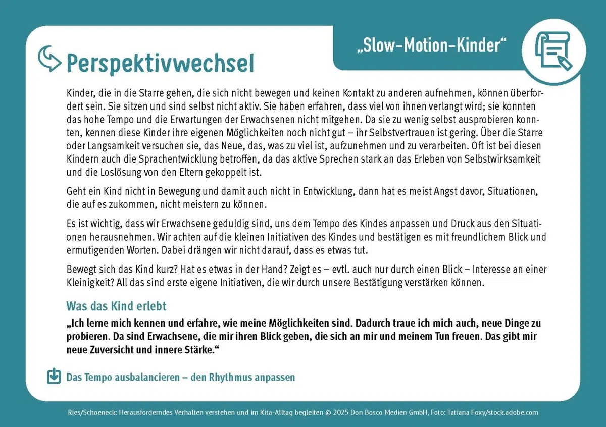 Herausforderndes Verhalten verstehen und im Kita-Alltag begleiten: Wenn Kinder „aus der Reihe tanzen". 45 Bildkarten zu Emotionen und Sozialverhalten ... Teamentwicklung & Qualitätsmanagement)