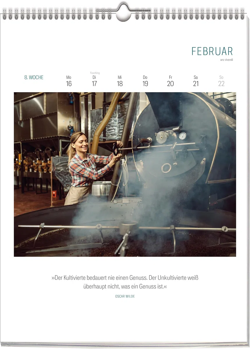 Literarischer CAFÉ-Kalender 2026 – Wochenkalender für Kaffeeliebhaber - Inspiration & Termine an deinem Wohlfühlort Café