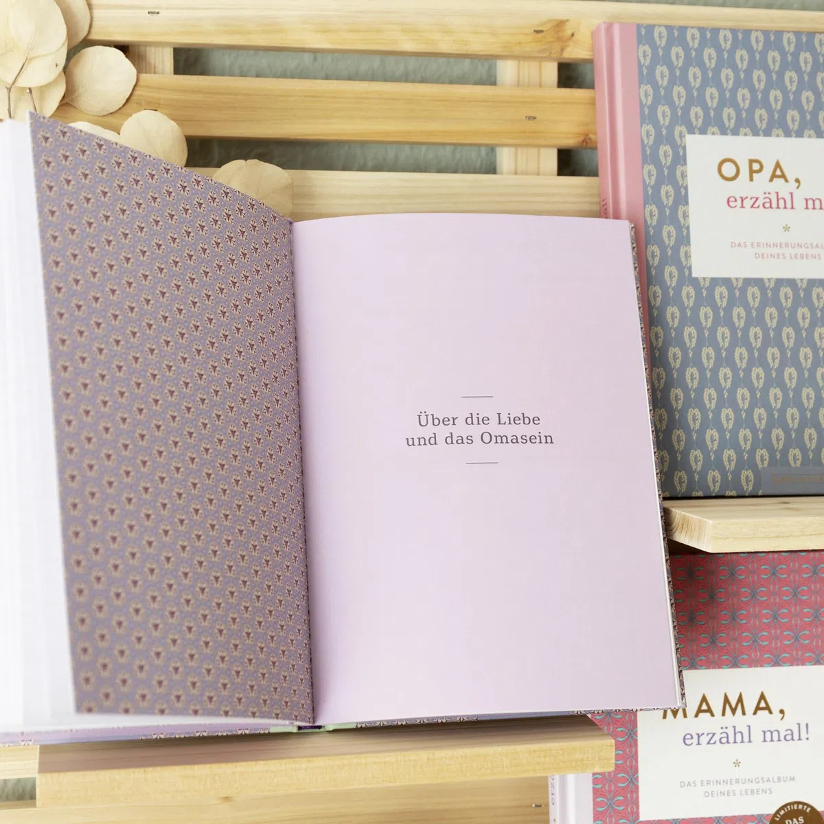 Opa, erzähl mal!: Das Erinnerungsalbum deines Lebens | Das Original. Hochwertige Sonderausgabe des Bestsellers (Elma van Vliet - Erzähl mal!-Reihe im Skandi-Design)