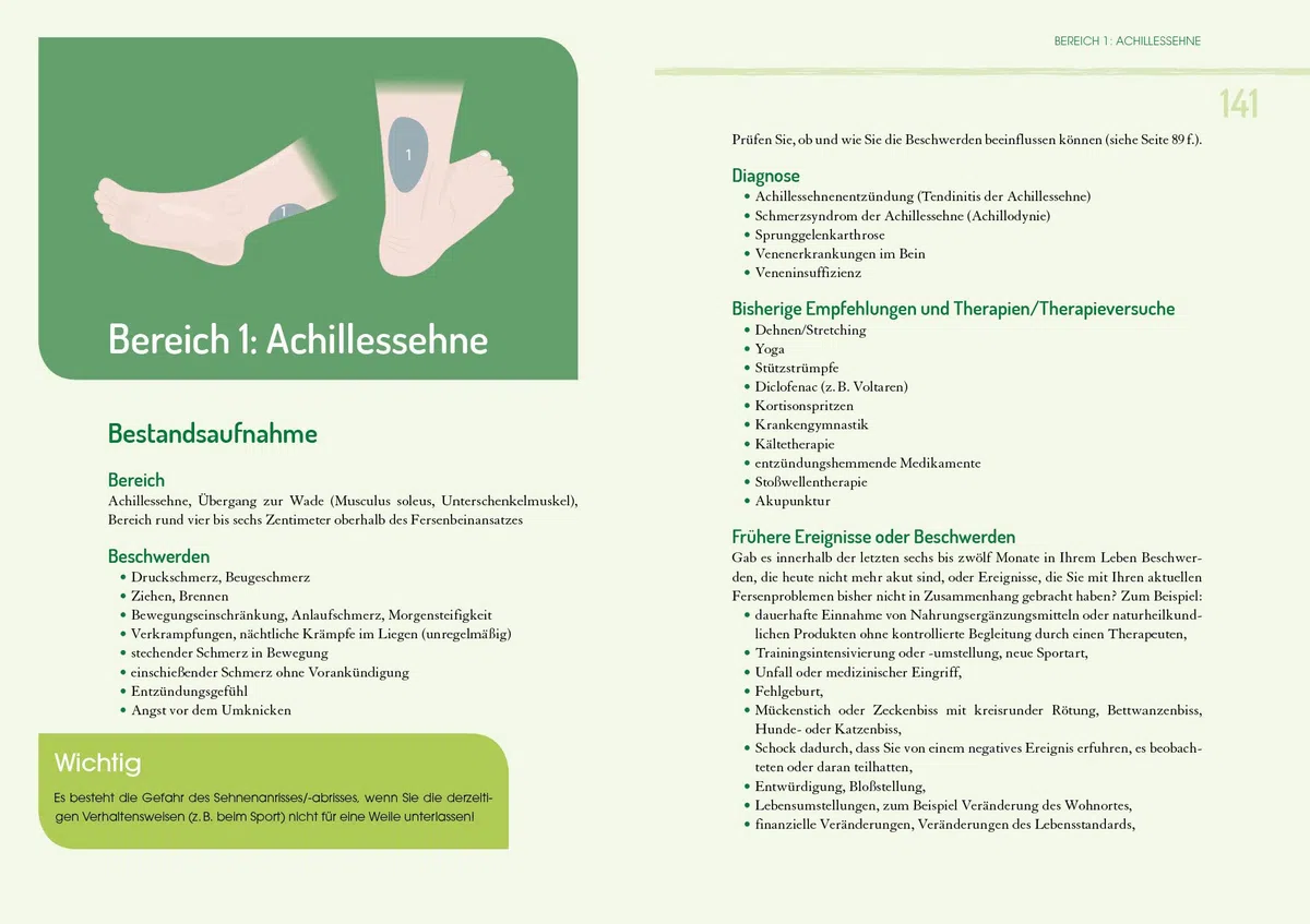 Das Buch für die Ferse: Ganzheitliche Gesundheit für Ferse, Fersensporn und Achillessehne - Füße gut, alles gut