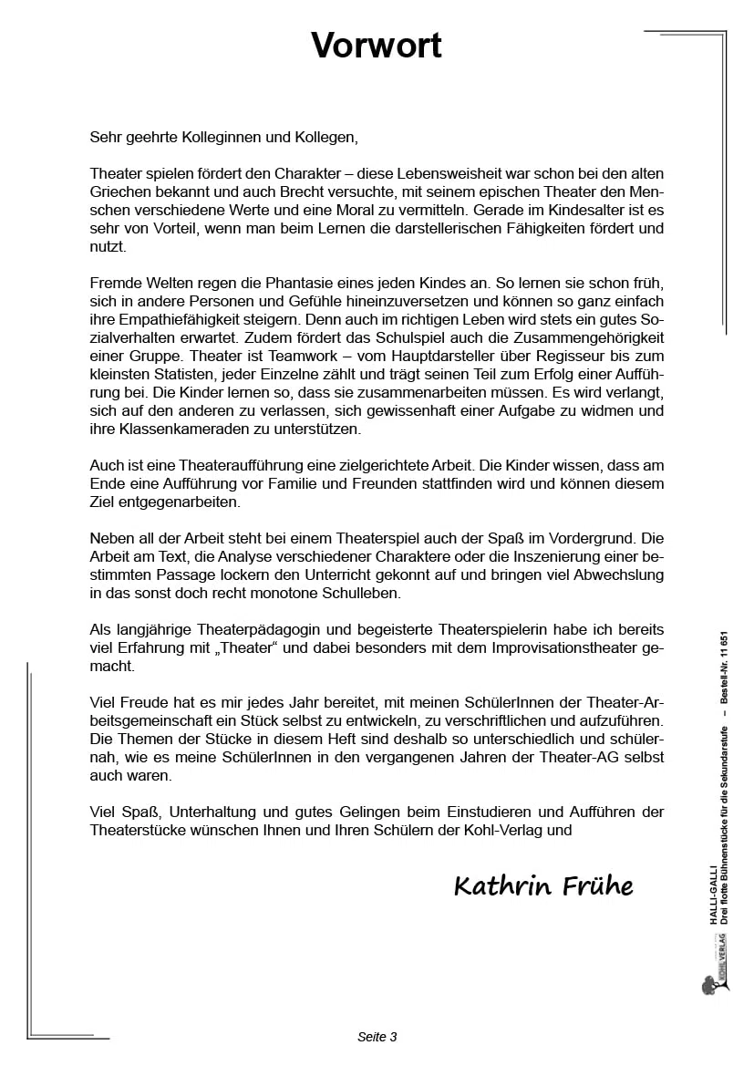 Halli-Galli Theaterstücke Sekundarstufe Klasse 5 6 7 8 Theater-AG Jugendtheater | 3 Bühnenstücke Nontalentshow Vampir Krimi Komödie Sozialtheater 64 ... flotte Bühnenstücke für die Sekundarstufe