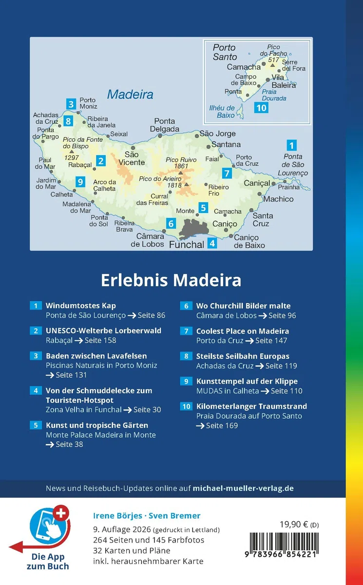 MICHAEL MÜLLER Reiseführer Madeira: 100% authentisch, aktuell und vor Ort recherchiert. Inkl. Faltkarte & App. (MM-Reisen)
