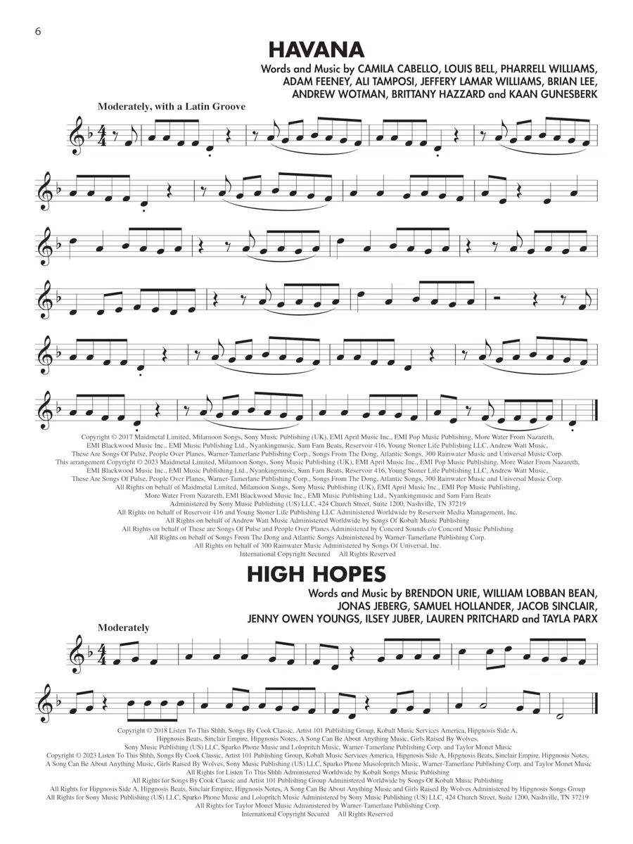 Essential Elements Pop Songs for Oboe
