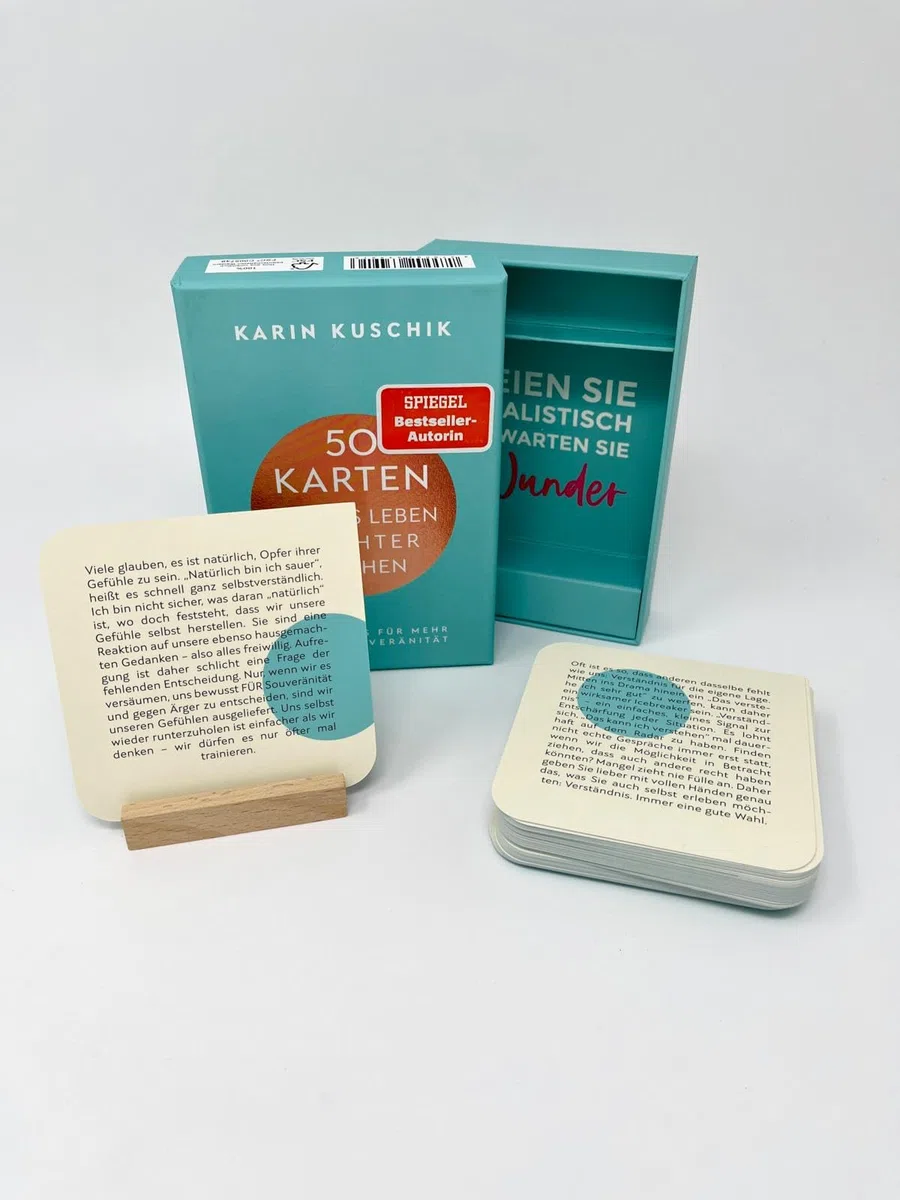50 Sätze, die das Leben leichter machen - das Kartenset zum Buch: Das Kartenset zum SPIEGEL-Bestseller | Für alle Fans von 50 Sätze, die das Leben leichter machen