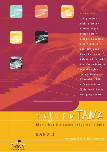 Noten Tastentanz Band 2 Klavierbearbeitungen bekannter Lieder Heizmann HdM 4001