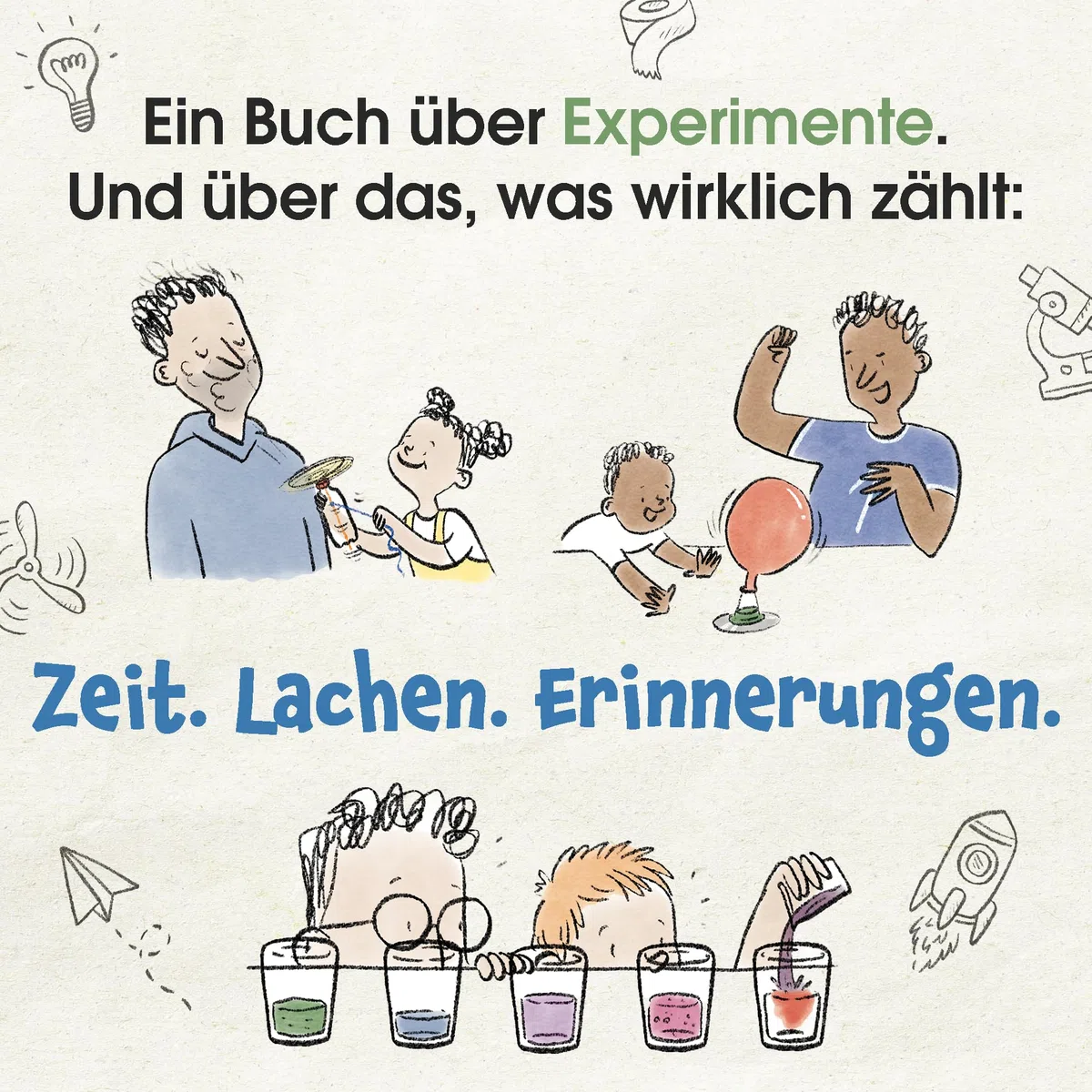 Papa, warum blubbert das? Gemeinsam Forschen, Tüfteln & Staunen in der Vater-Kind-Forscherwerkstatt: 40 verblüffende Experimente für Kinder ab 5 – mit magischen Aha-Momenten, die eure Bindung stärken