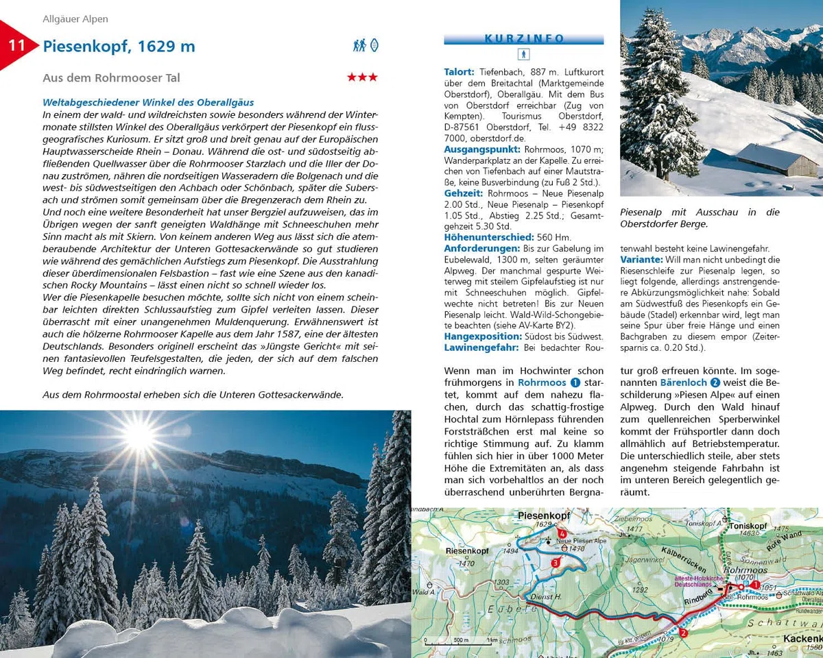 Wandern im Winter - Allgäuer Alpen: 50 Wander- und Schneeschuhtouren. Mit GPS-Tracks (Rother Wanderbuch)