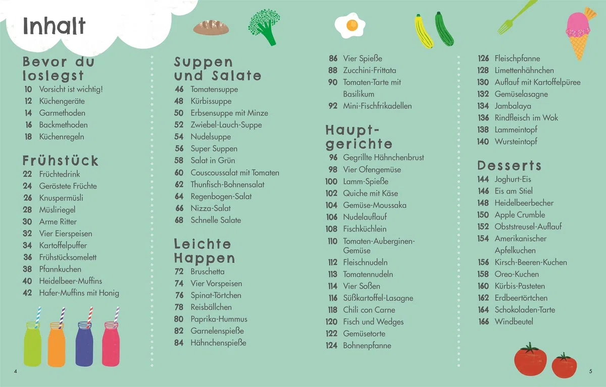 Die Kochschule für Kids: 150 superleckere Rezepte. Schritt für Schritt Kochen und Backen lernen. Für Kinder ab 7 Jahren