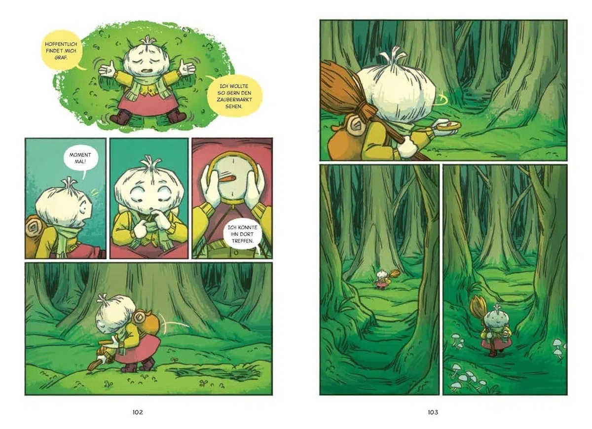 Knobi und die Hexe: Comic für Kinder