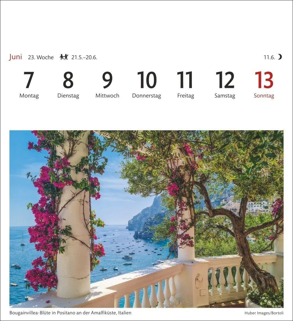 Traumziele Sehnsuchtskalender 2027 - Wochenkalender mit 53 Postkarten: Reise-Kalender mit 53 hochwertigen Postkarten der schönsten Reiseziele der Welt. Postkartenkalender 2027