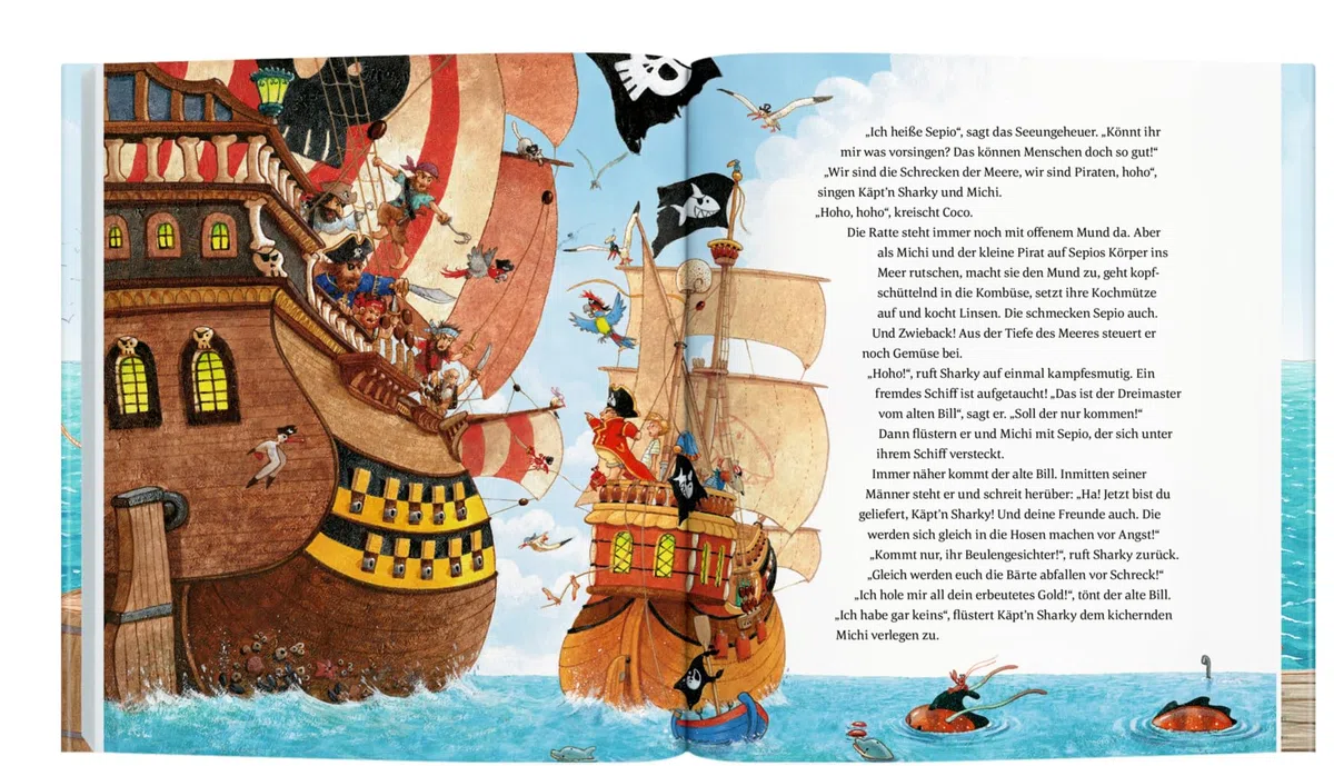 Der große Käpt'n Sharky Vorleseschatz: Sieben piratenstarke Geschichten: durchgehend farbig illustriert für Kinder ab 4 (Käpt'n Sharky (Bilderbücher))