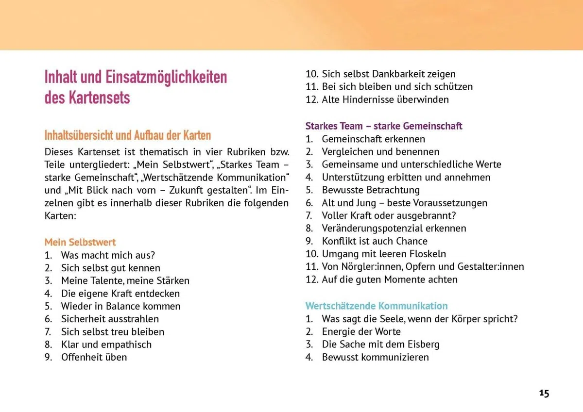 Mehr Wertschätzung im Kita-Team!: 48 Bildkarten mit Übungen und Praxisimpulsen für Erzieher:innen. Kommunikation verbessern, Beziehungen stärken. ... Teamentwicklung & Qualitätsmanagement)