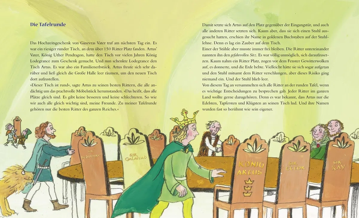 König Artus: und die Ritter der Tafelrunde: Neu erzählt von Katharina Neuschaefer: Die komplexe Artus-Saga, vereinfacht und faszinierend für Kinder ab 5 Jahren erzählt