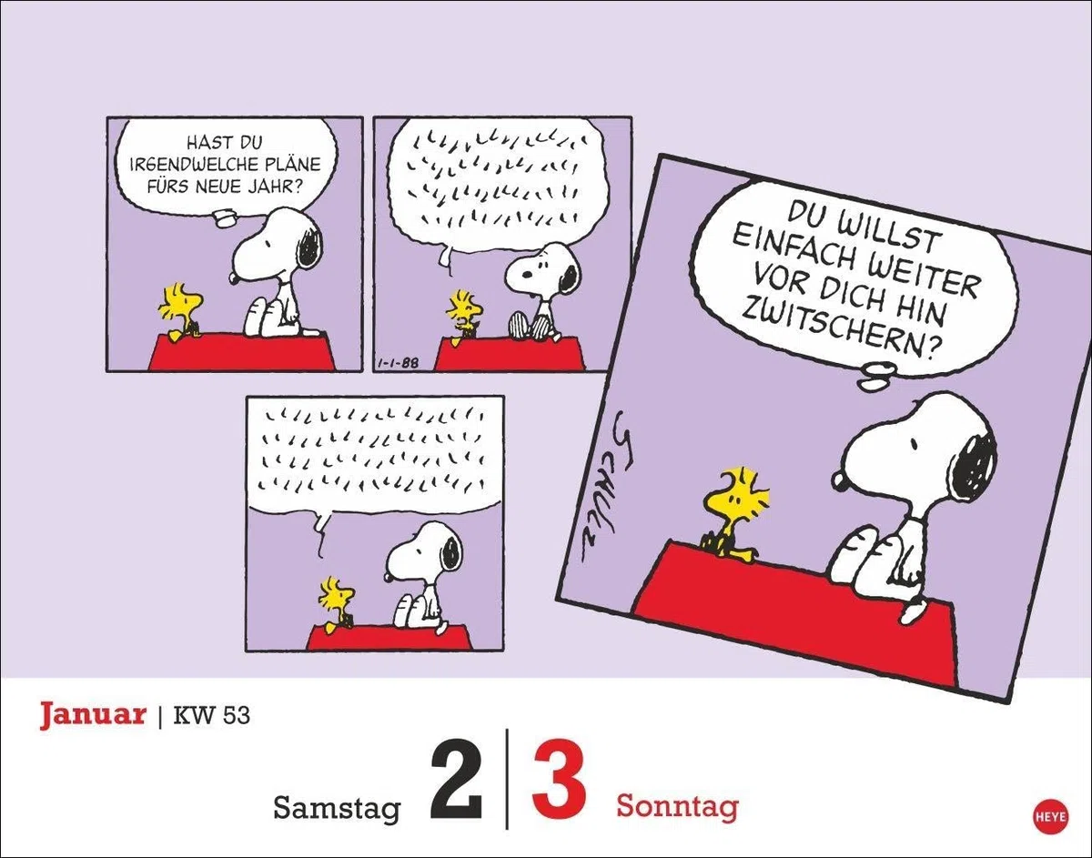 Peanuts Tagesabreißkalender 2027: Kleiner Kalender mit Aufsteller für die tägliche Dosis Snoopy, Charlie Brown und Co. Die Kult-Comics von Charles M. Schulz im Kalenderformat