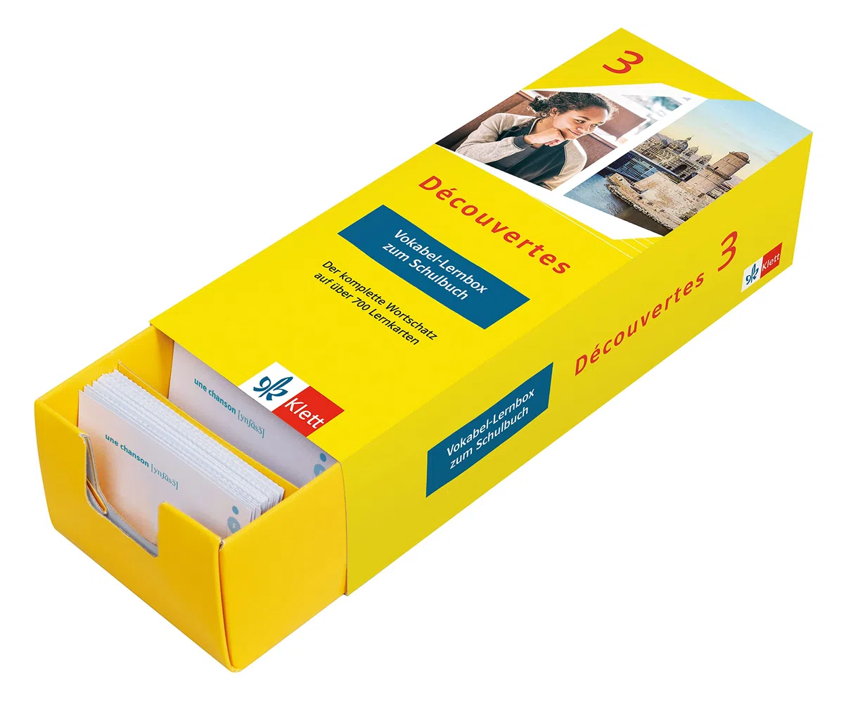 Découvertes 3 (ab 2020) - Vokabel-Lernbox zum Schulbuch: Französisch passend zum Lehrwerk üben (Découvertes. Ausgabe 1. oder 2. Fremdsprache ab 2020)
