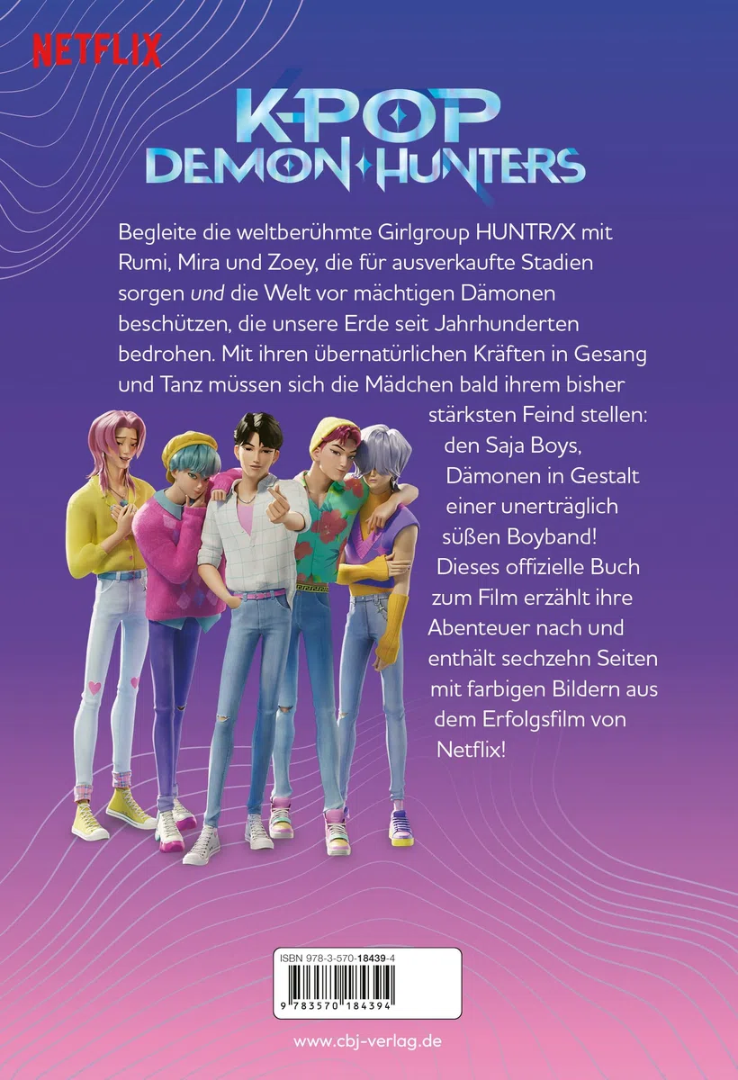 KPop Demon Hunters - Das offizielle Buch zum Film - Junior-Edition: Enthält 16 Seiten Filmbilder - Originalbuch zum oscarprämierten Netflix-Hit (KPop Demon Hunters-Serie, Band 3)