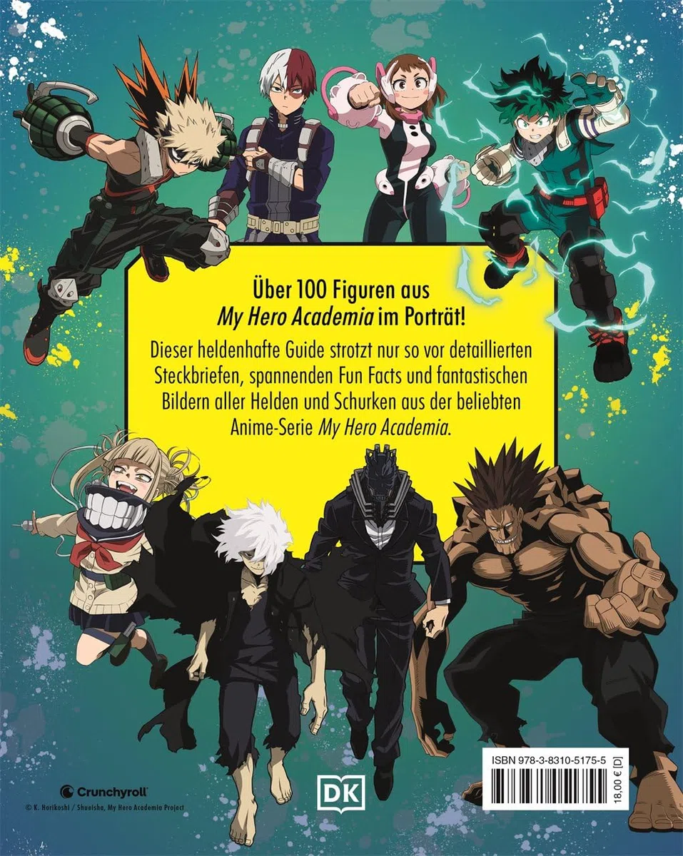 My Hero Academia Lexikon der Figuren: Über 100 MHA Charaktere im Porträt. Mit Original-Bildern aus der Anime-Serie