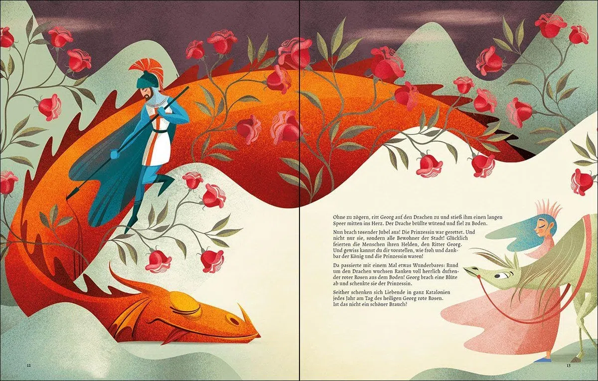 Mein großes Vorlesebuch von Drachen, Feen und anderen Fabelwesen: Triff Fabelwesen aus aller Welt in diesem prächtig illustrierten Sachbuch ab 5 Jahren