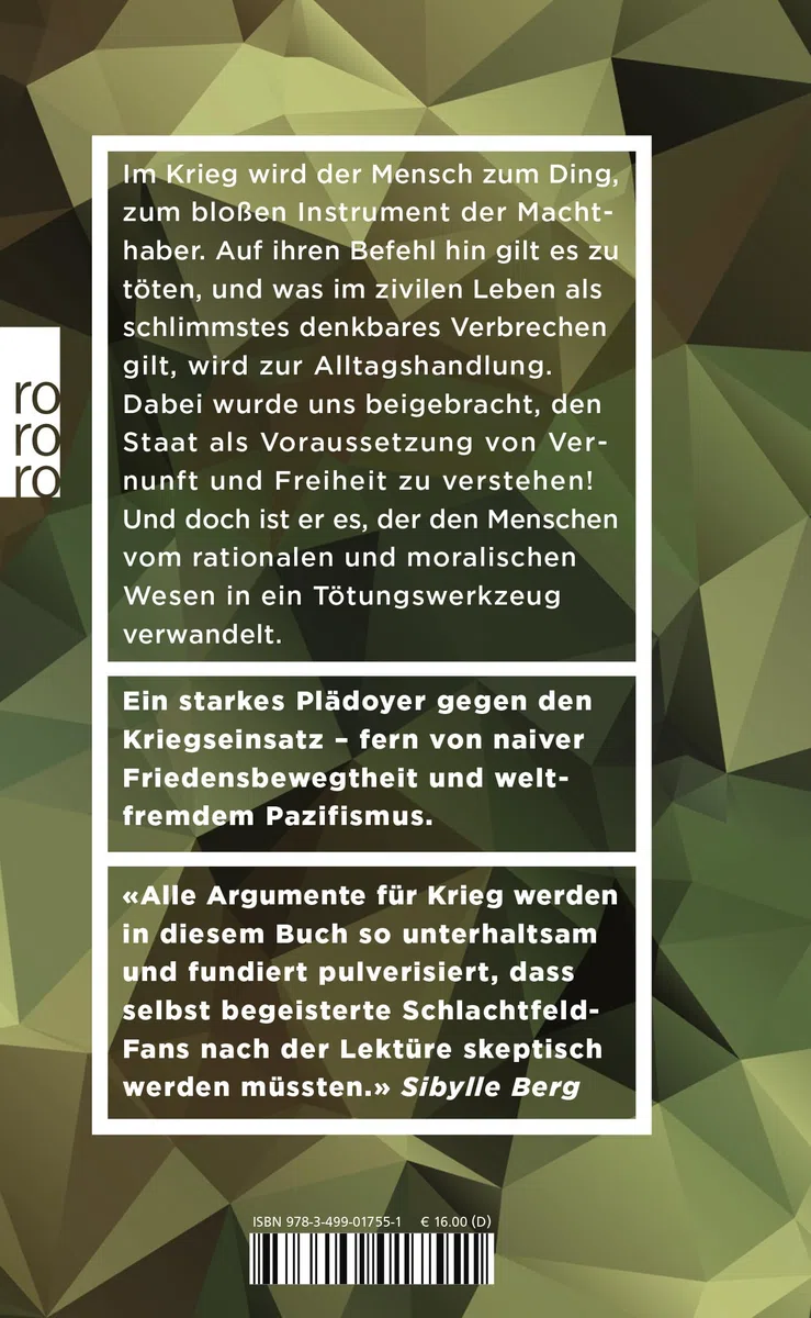 Warum ich niemals für mein Land kämpfen würde: Gegen die Kriegstüchtigkeit
