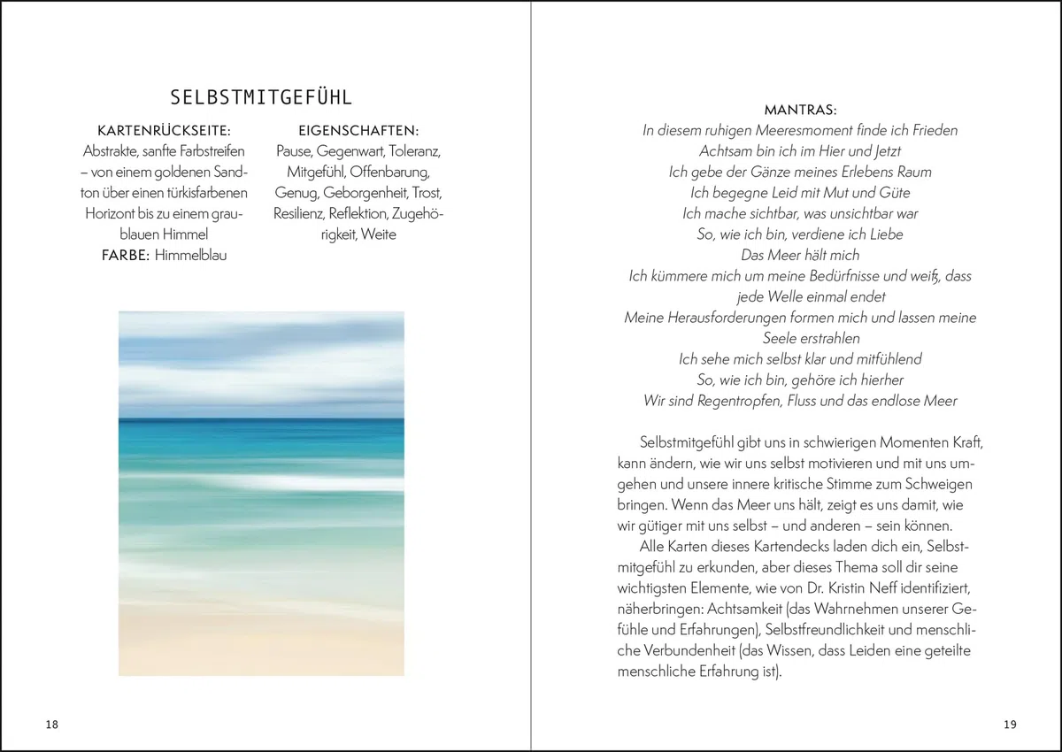 Ozean: 48 Orakelkarten mit Booklet | Kartendeck mit Buch mit genauer Erklärung | Entdecke mit kraftvollen Fotos und Botschaften die heilende Kraft des Meeres