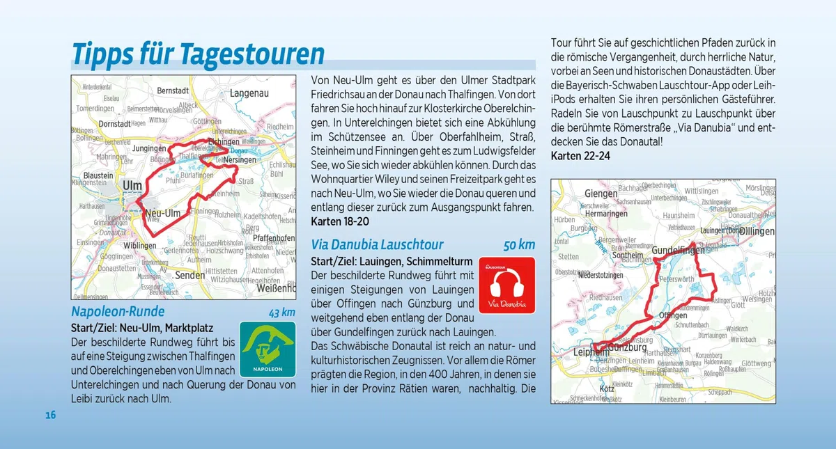 Donauradweg / Donau-Radweg 1: Deutsche Donau. Von Donaueschingen nach Passau, 1:50.000, 589 km, GPS-Tracks Download, LiveUpdate, Übernachtungsverzeichnis (Bikeline Radtourenbücher)
