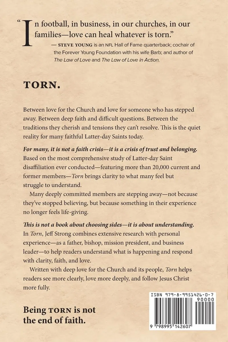 Torn: Why People We Love Are Leaving the Church and What We Can Learn from Them