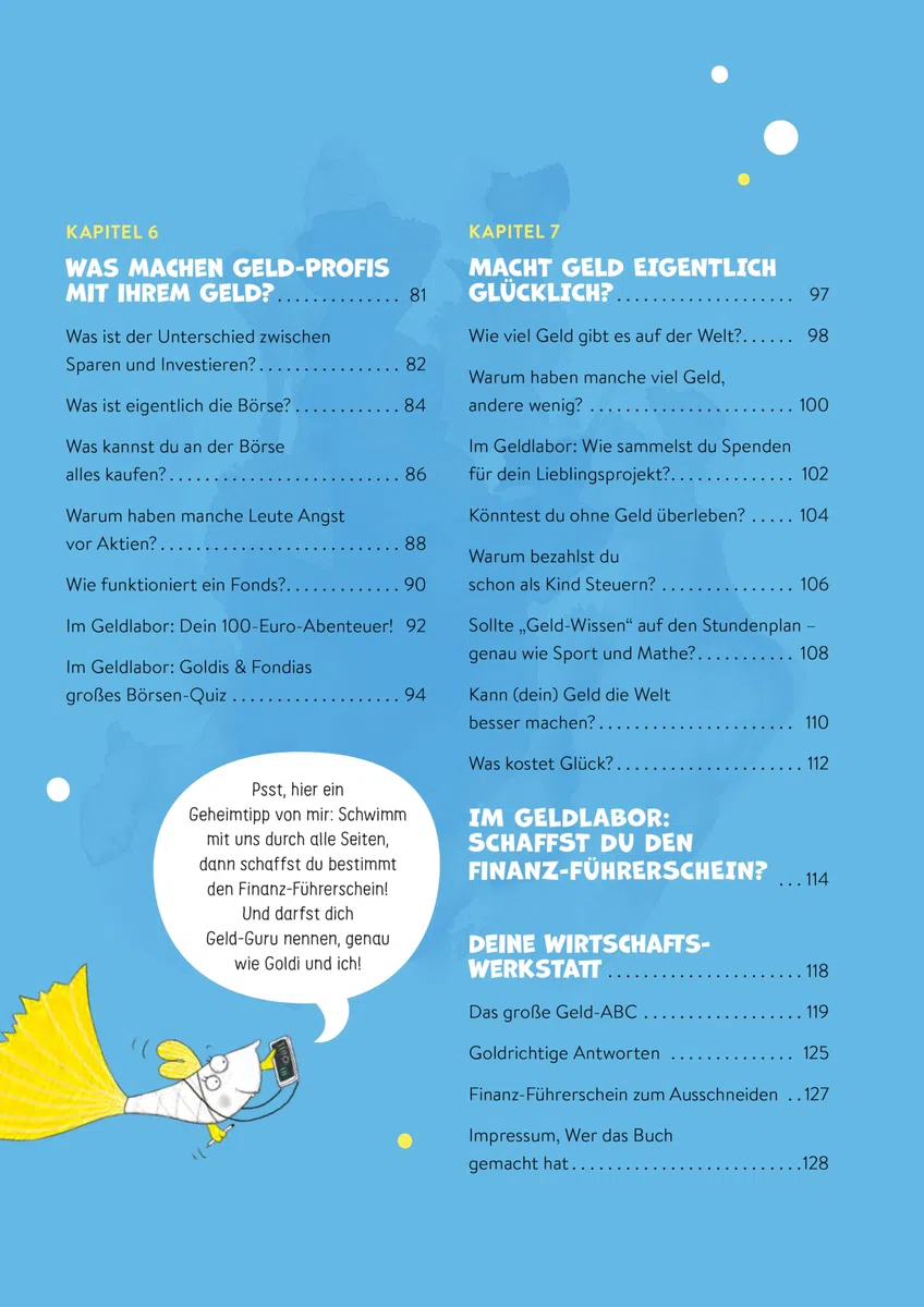 Von Geld, Gold und Guppys - Finanzbildung für Kinder und Jugendliche: Wie aus deinem Taschengeld ein ganzer Schatz wird I Rätseln, ausmalen, mitmachen! | Finanzwissen für Kinder