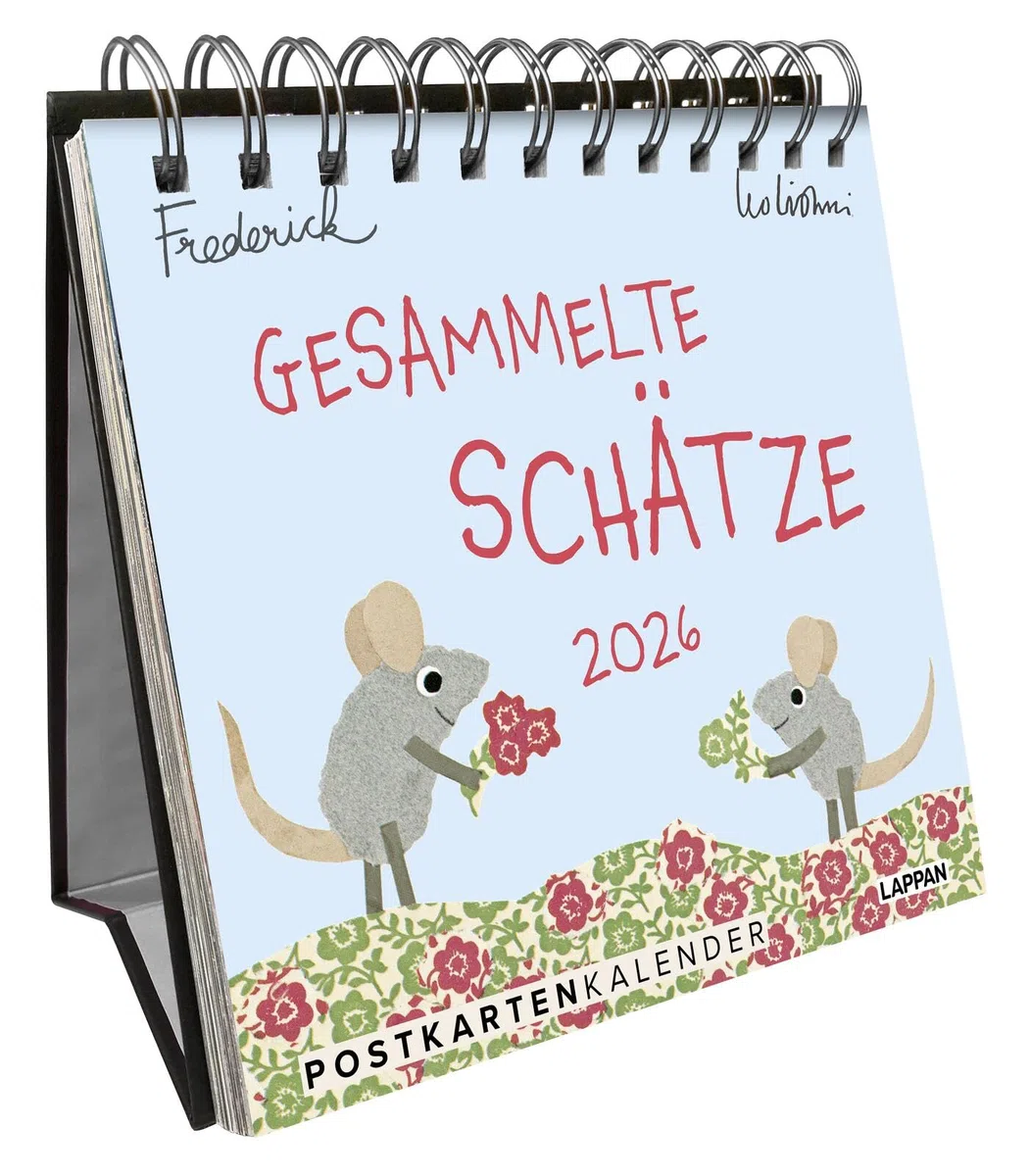 Frederick – Gesammelte Schätze 2026 (Frederick von Leo Lionni): Postkartenkalender mit Spiralbindung, 17 x 18 cm | Mit 53 Postkarten zum Heraustrennen und Versenden