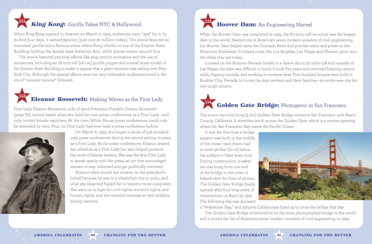 America Celebrates: The Most Incredible and Influential People, Places & Events of the Last 250 Years